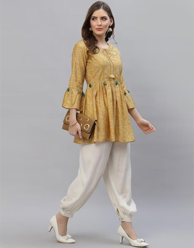 Modal Floral Printed Tunic
