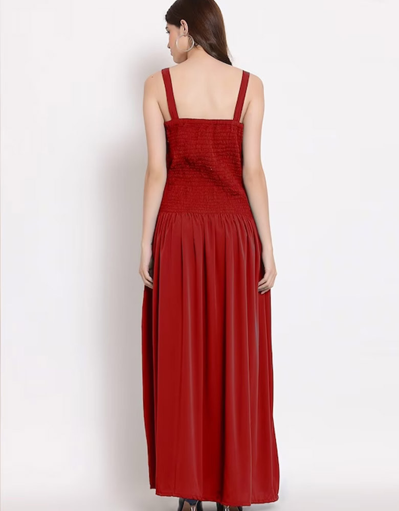 Sleeveless Maxi Cotton Dress