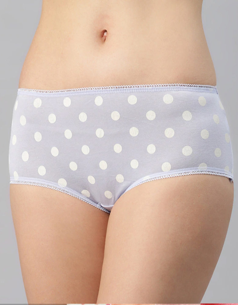 Women Pack of 5 Printed Hipster Briefs