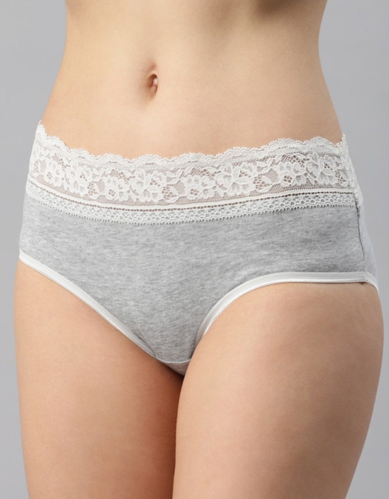 Women Pack of 5 Lace Detail Hipster Briefs