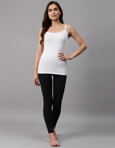 Women White Solid Camisole