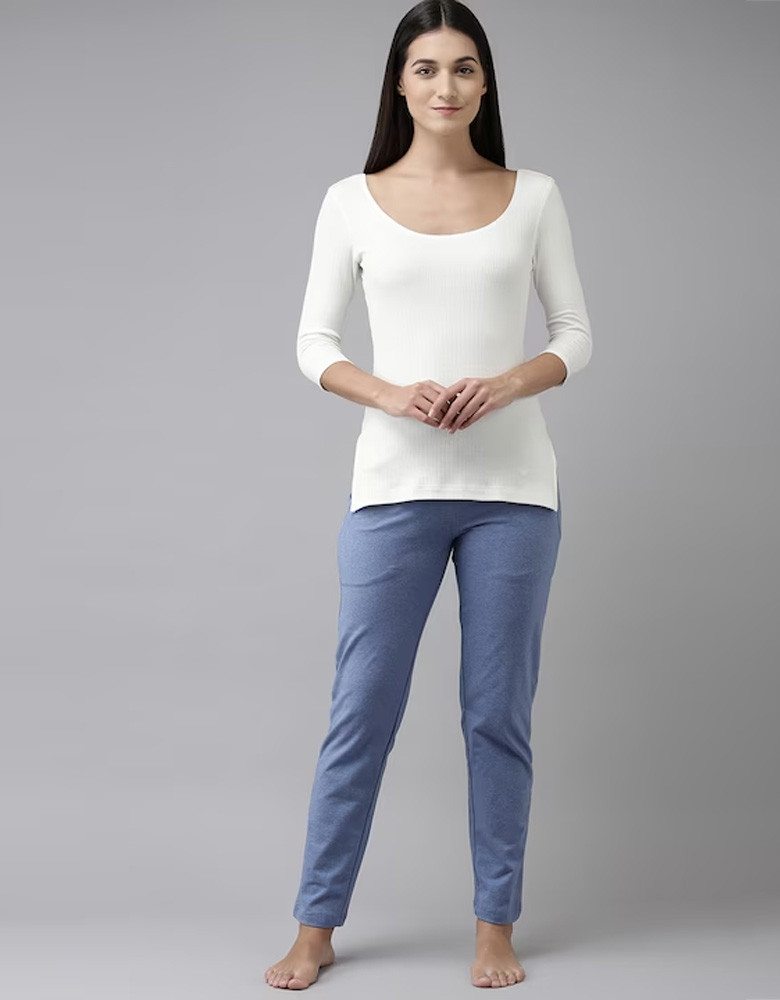Women Anti Bacterial Round Neck Thermal Top