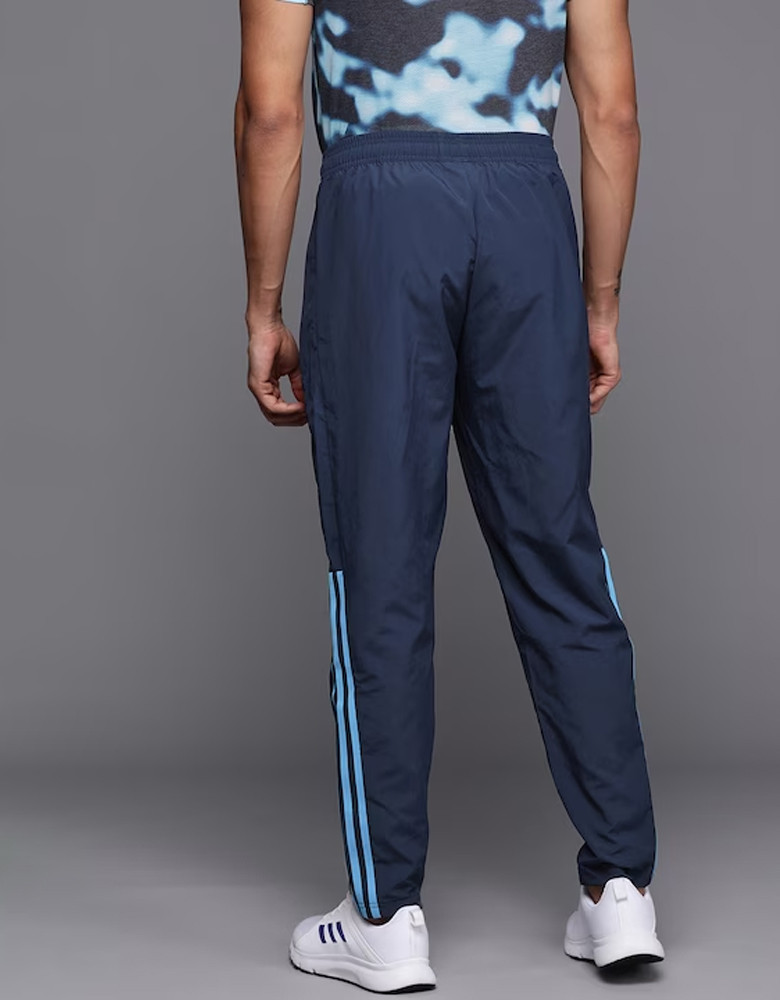 Men Blue Solid Pre Argentina Track Pants
