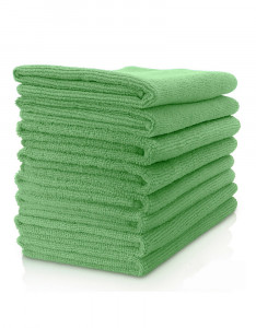 Sheen Microfiber Home, Kitchen, Vehicle..(Multipurpose).. Washing Cloth || Washing Cloth || GSM 270 || Size 30X40 || Microfiber Cleaning Cloth (Green, 8)
