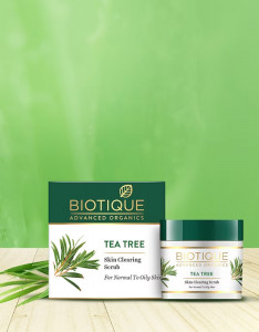Unisex Advanced Organics Tea Tree Skin Clearing Face Scrub 50 g