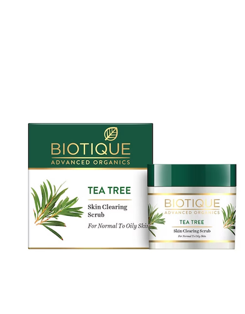 Unisex Advanced Organics Tea Tree Skin Clearing Face Scrub 50 g