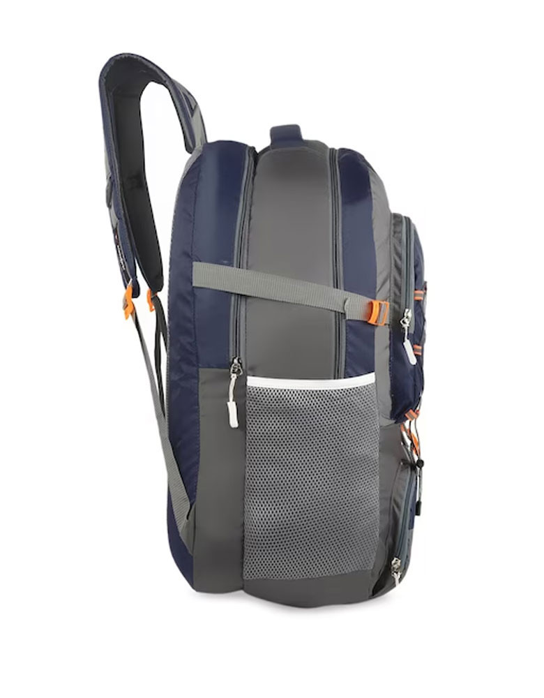 Grey & Blue Casual Travel Adventure Waterproof Trekking Bag