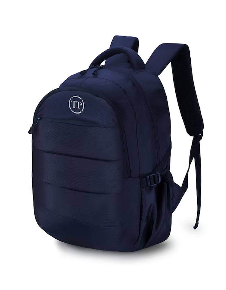 Brand Logo Backpack with Compression Straps