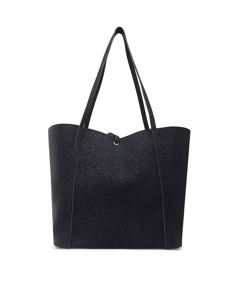 PU Oversized Shopper Shoulder Bag with Tasselled