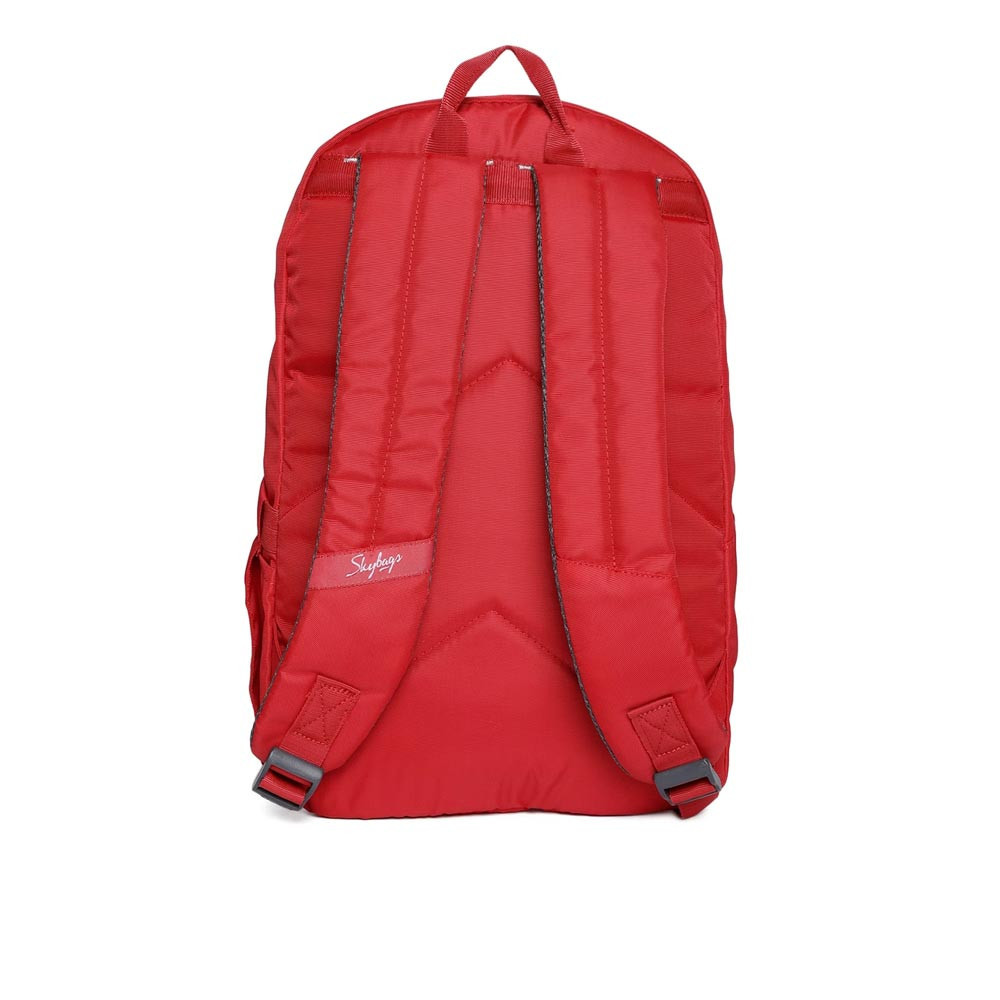 Unisex Red Brand Logo Backpack