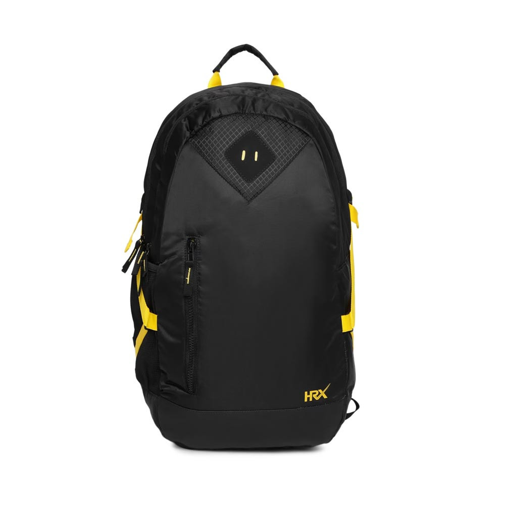 Unisex Black Solid Multiutility Laptop Backpack