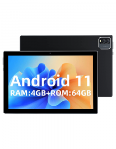 Tablet 10 Inch, Android 11 Tablets, Quad-Core 1.8GHz Processor, 64GB Storage