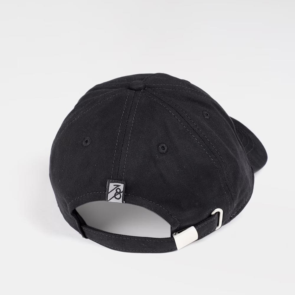 Unisex Black Printed Baseball Cap