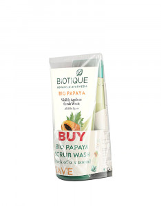 Set of 2 Bio Papaya Deep Cleanse Tan Removal Face Wash - 100ml each